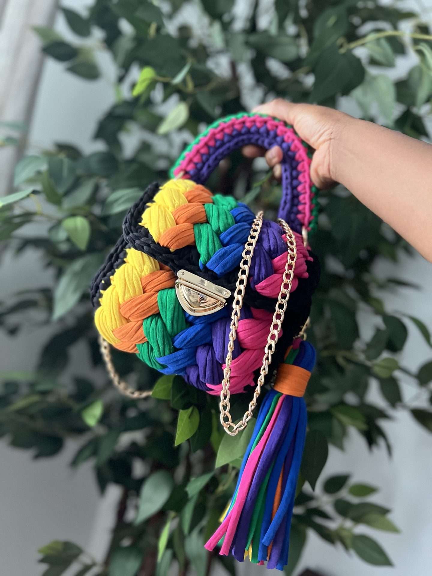 The Multicolored 'Marshmallow' Bag image 0